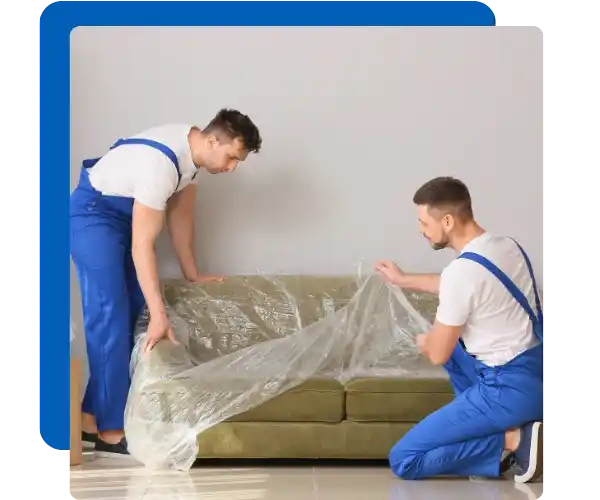 BK Movers team handling billiard table carefully